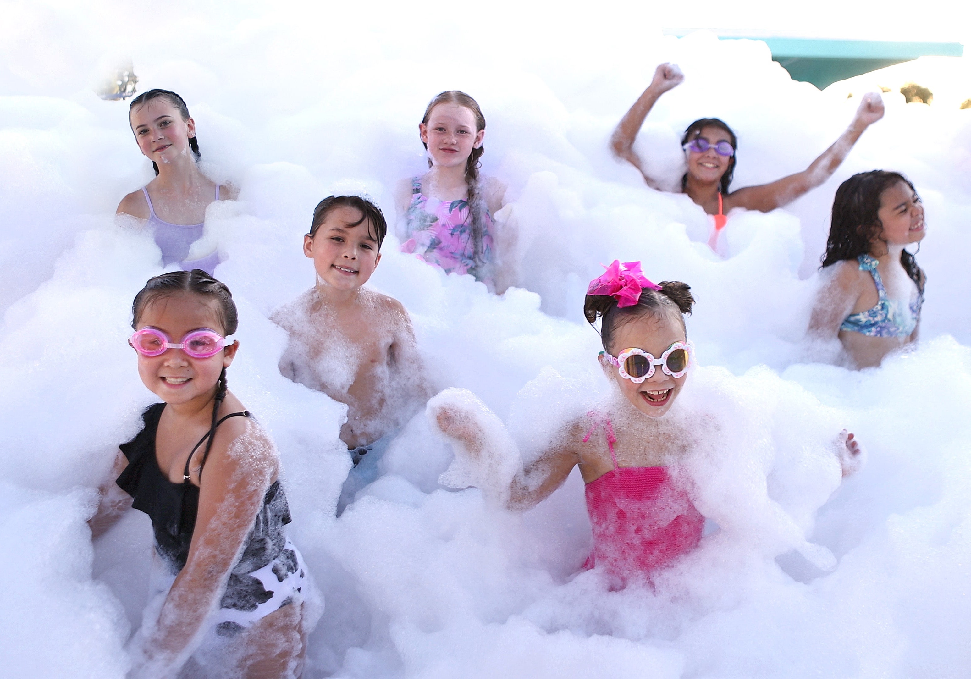 Big foam party in Montgomery County, PA.