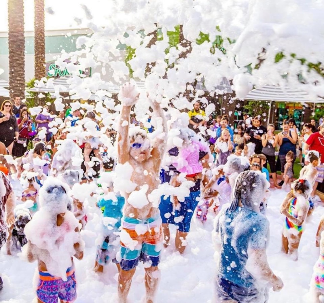 Crazy foam party in Montgomery County, PA.